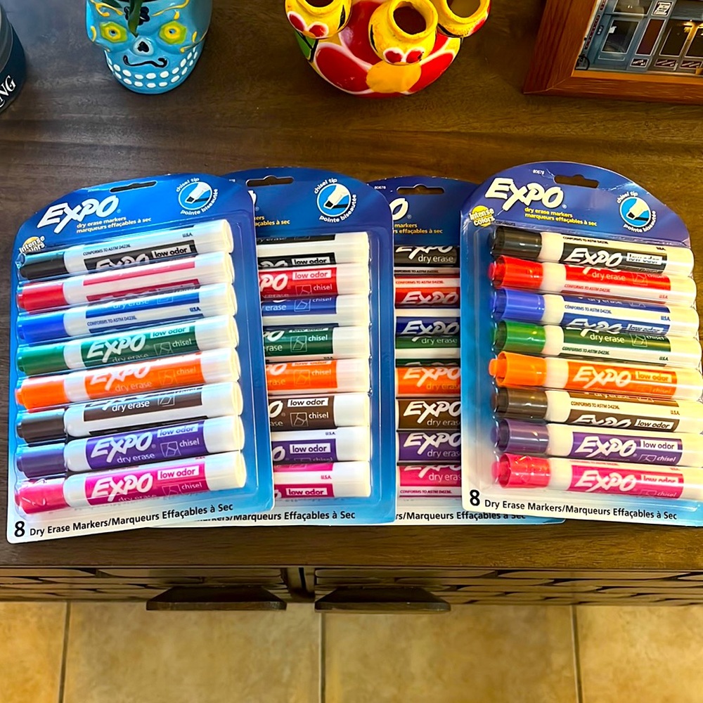 Expo Dry Erase Markers 4 pack